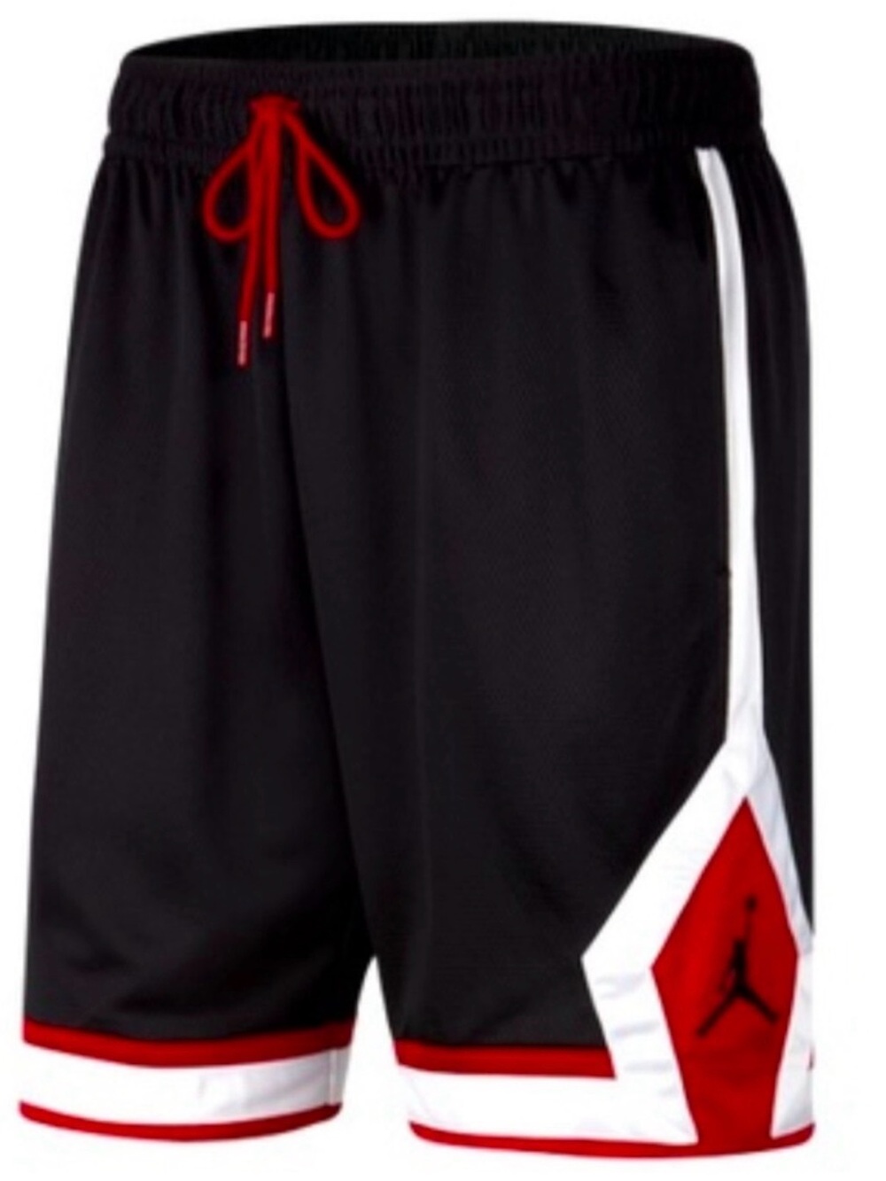 🏀🩳🏀 Jordan Black Red and White Athletic Basketball Shorts